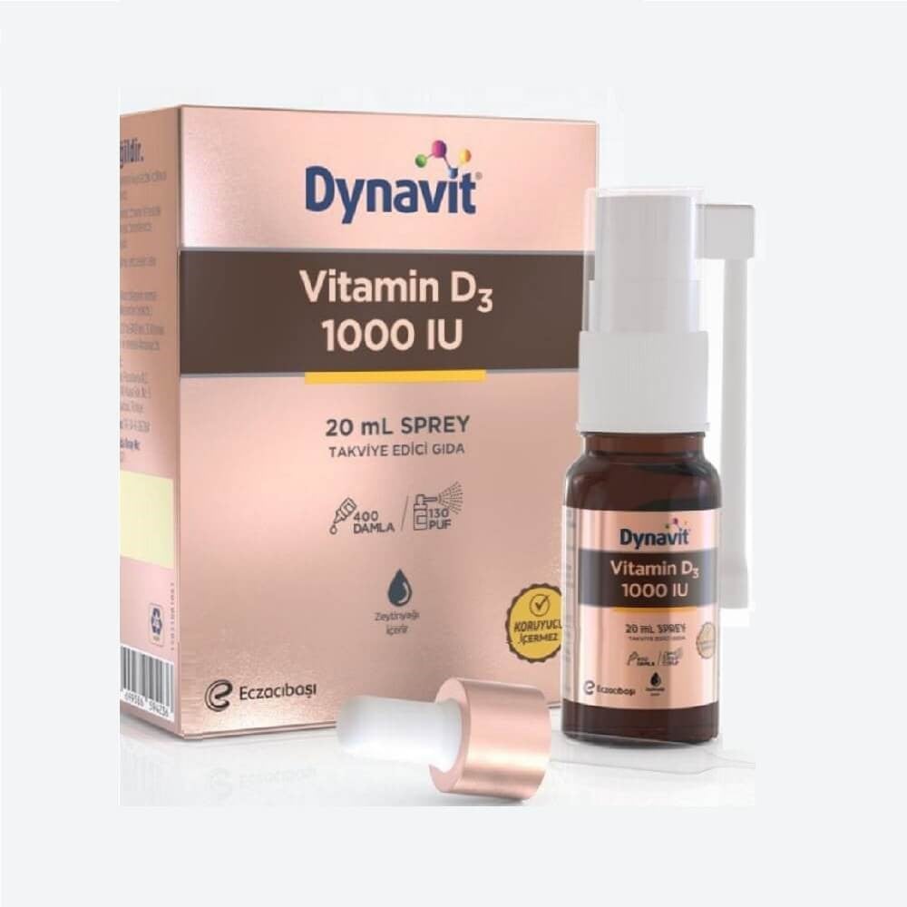 Dynavit Vitamine D3 1000 UI Spray 20 ml