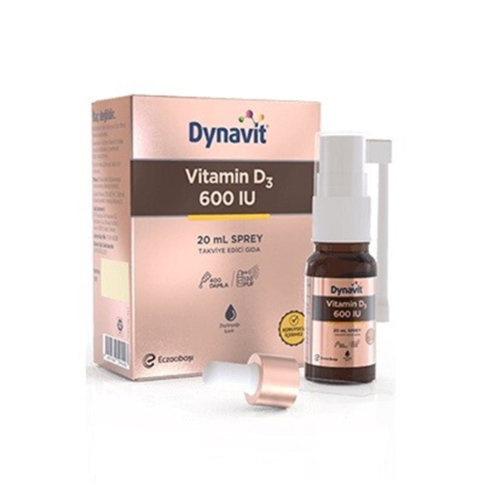 Dynavit Витамин D3 600 МЕ спрей 20 мл