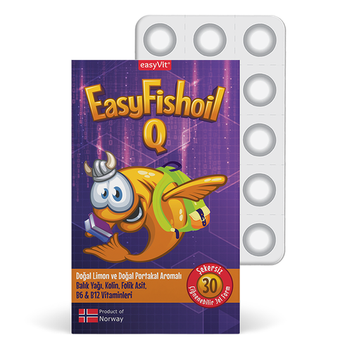 Easy Q Kids Çiğnenebilir 30 Jel Tablet