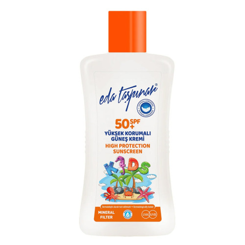 Eda Taşpınar Spf 50 Çocuklar İçin Yüksek Korumalı Güneş Kremi 200 ml