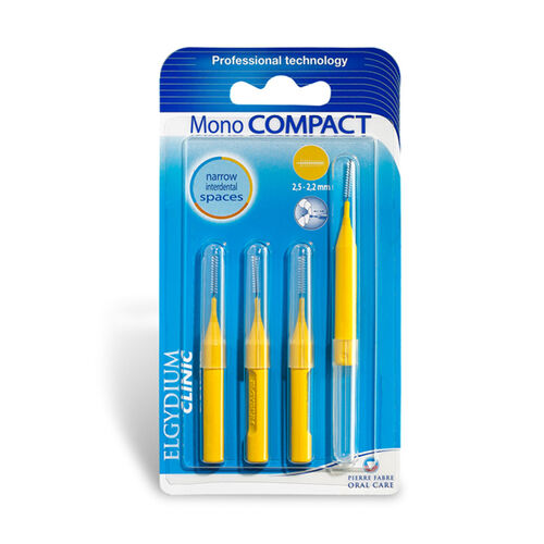 Elgydium Clinic Monocompact Sarı Sarı Arayüz Fırçası