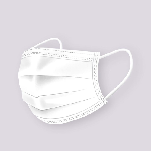 Esquire Maske 50 Adet - Yetişkin Beyaz