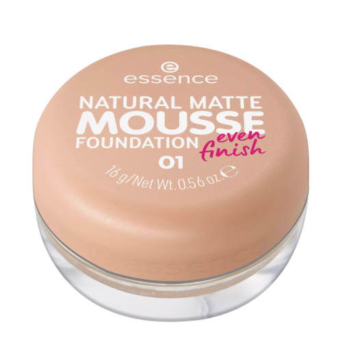 Essence Natural Matte Mousse Foundation 01 - 16gr
