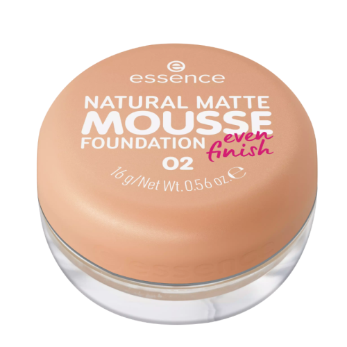 Essence Natural Matte Mousse Foundation 02 - 16gr