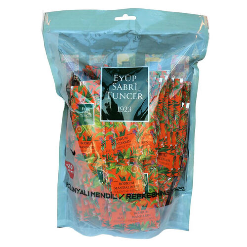 Eyüp Sabri Tuncer Bodrum Mandalinası Kolonyalı Mendil 150 Adet -Küçük Boy