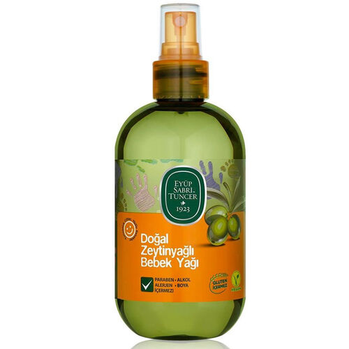 bebek cilt bakım yağı zeytinyağlı