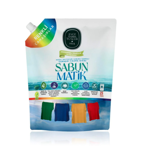 Eyüp Sabri Tuncer Doğal Zeytinyağlı Çamaşır Yıkama Sıvısı Renkliler 1,5 lt