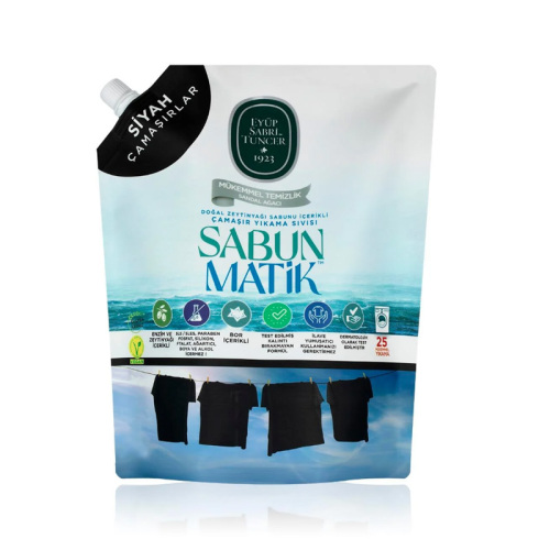 Eyüp Sabri Tuncer Doğal Zeytinyağlı Çamaşır Yıkama Sıvısı Siyahlar 1,5 lt