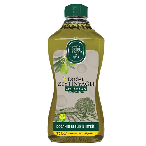 Eyüp Sabri Tuncer Doğal Zeytinyağlı Sıvı Sabun Ekonomik Boy 1.5 L
