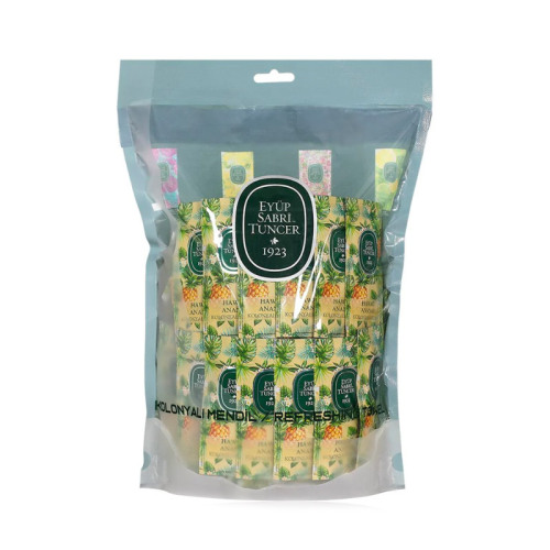 Eyüp Sabri Tuncer Hawaii Ananas Kolonyalı Mendil Tekli 150 Adet