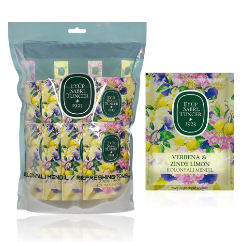 Eyüp Sabri Tuncer Verbena Zinde Limon Kolonyalı Mendil 50li