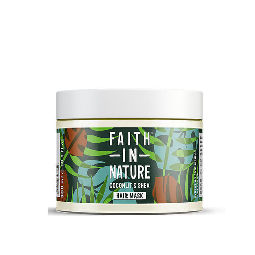 Faith In Nature Hindistan Cevizi- Shea Yağı Nemlendirici & Besleyici Saç Bakım Maskesi 300 ml