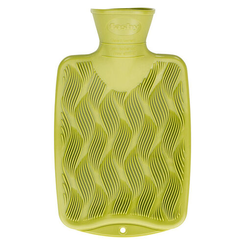 Fashy Termofor Çocuk Dalga Desen Sıcak Su Torbası - Kivi Yeşili 0,8 L