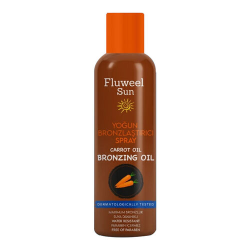 Fluweel Aerosol Sun Yoğunlaştırıcı Bronzlaştırıcı Sprey Havuç 200 ml