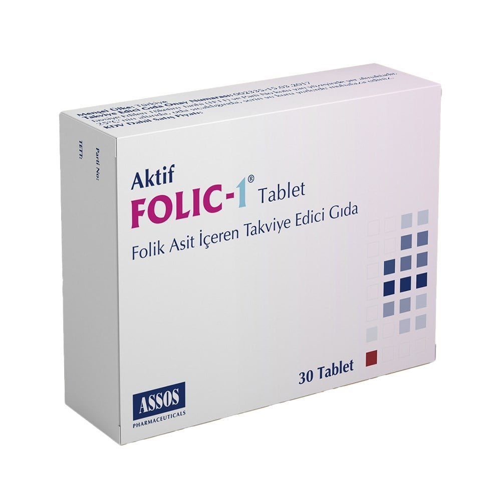 Folic 1 30 Tablets