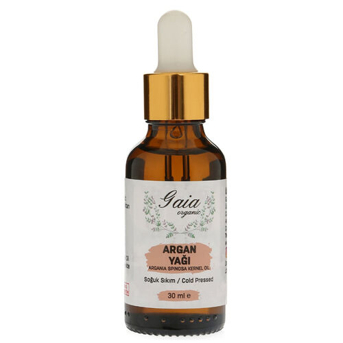 Gaia Organic Soğuk Sıkım Argan Yağı 30 ml
