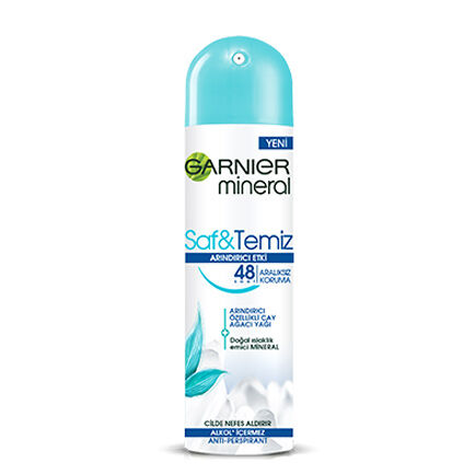 Garnier Saf & Temiz Deodorant Sprey 150ml