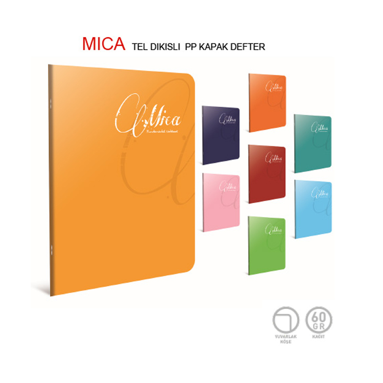 Gıpta Mika A4 Pp Kapak Defter 60 Yaprak Çizgili 1704
