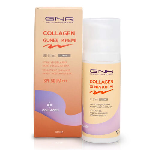 Gnr Collagen Gunes Kremi Spf 50 BB Effect Dark 50 ml