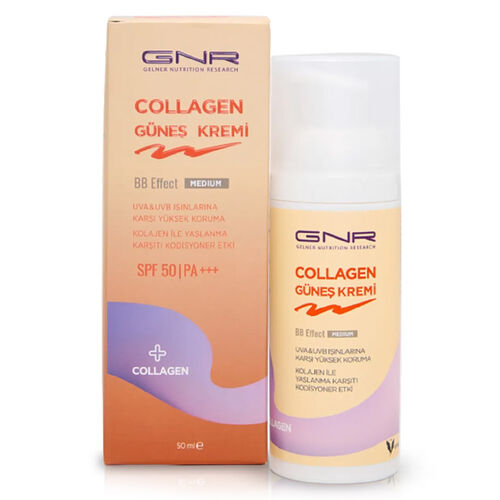 Gnr Collagen Gunes Kremi Spf 50 BB Effect Medium 50 ml
