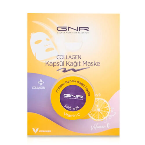 Gnr Collagen Kapsül Kağıt Mask 1 Adet