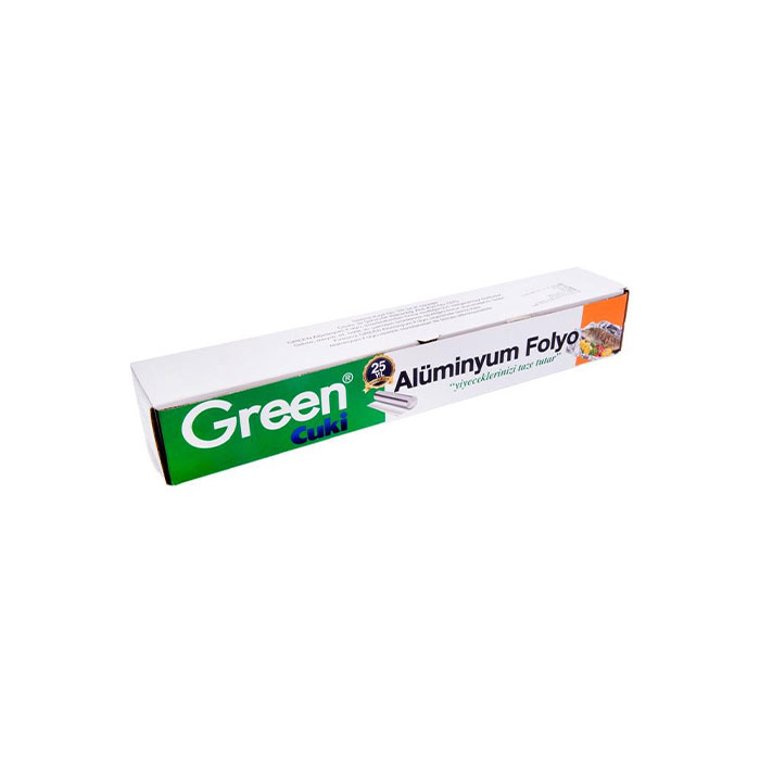 Yeşil 45cm Alüminyum Folyo 800gr 200017 *20