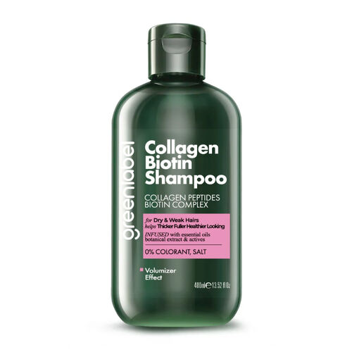 Greenlabel Biotin ve Kolajen At Kuyruğu Şampuanı 400 ml
