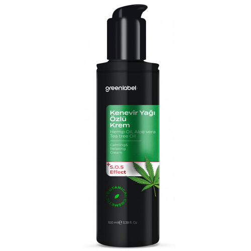Greenlabel Kenevir Yağı Özlü Vücut Kremi 100 ml