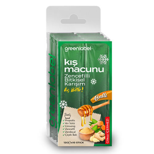 Greenlabel Kış Macunu Çubuk 10x12 gr