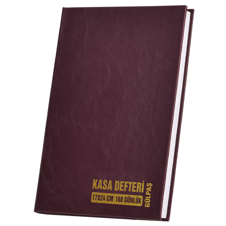 Gülpaş Kasa Defteri 17X24 160 Yaprak Cilt Bezli 715 TCDF