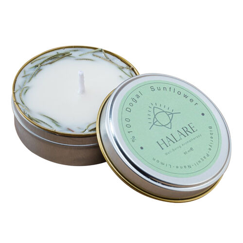 Halare Aromaterapi Biberiye-Paçuli-Nane-Limon Aromalı Mum 80 ml