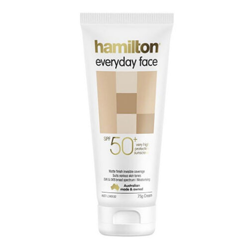 Hamilton Everyday Face Spf50+ crème solaire visage 75gr