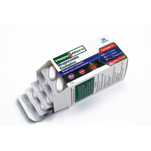 HappyMore Magnezyum Complex Takviye Edici Gıda 50 Tablet