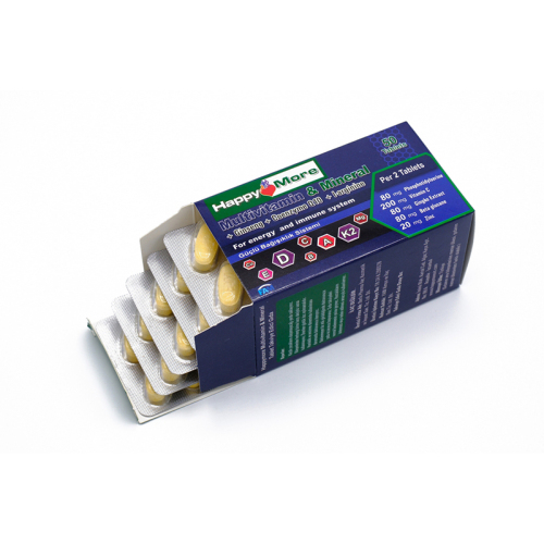 HappyMore Multivitamin & Mineral Takviye Edici Gıda 50 Tablet