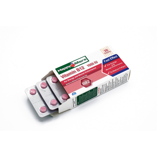 HappyMore Vitamin B12 Takviye Edici Gıda 30 Tablet