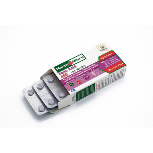 HappyMore Vitamin Folik Asit Takviye Edici Gıda 30 Tablet