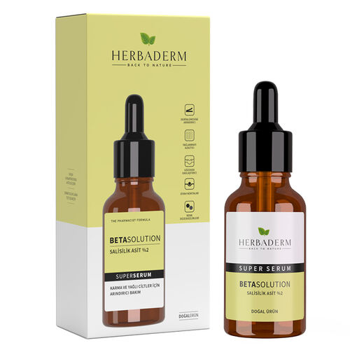 Herbaderm Beta Solüsyon Arındırıcı Serum 30 ml