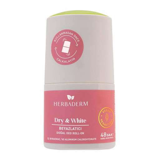 Herbaderm Dry White Beyazlatıcı Deo Roll On 50 ml