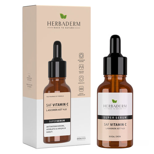 Herbaderm Saf C Vitamini %10 Serum 30 ml