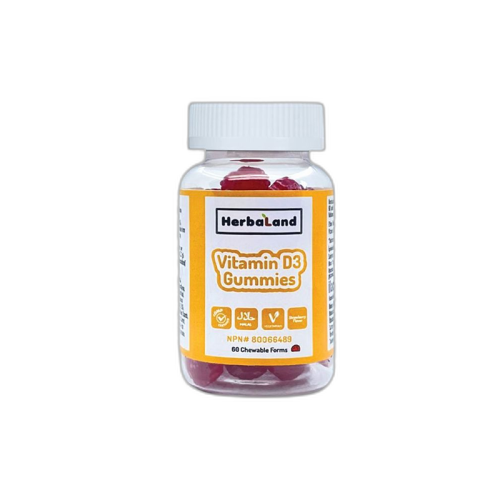 Herbaland Gummies Vitamin D3 60 Tablet