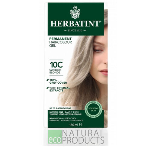 Краска для волос Herbatint 10C Шведский блондин