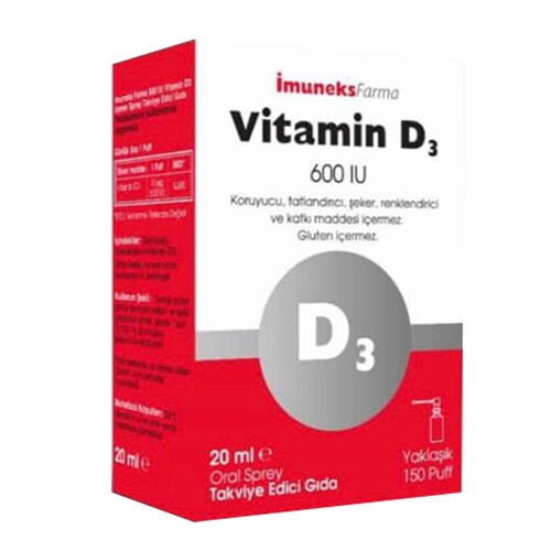 sıvı D3 vitamini 20 ml