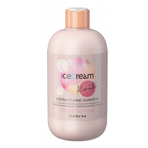 Inebrya Ice Cream Keratin Restructuring Shampoo 300 ml