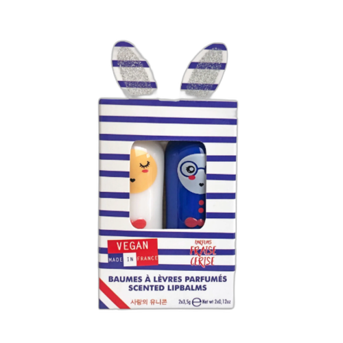 Inuwet 2 li Dudak Nemlendiricisi Seti Çilek ve Kiraz Aromalı Dudak Balmı