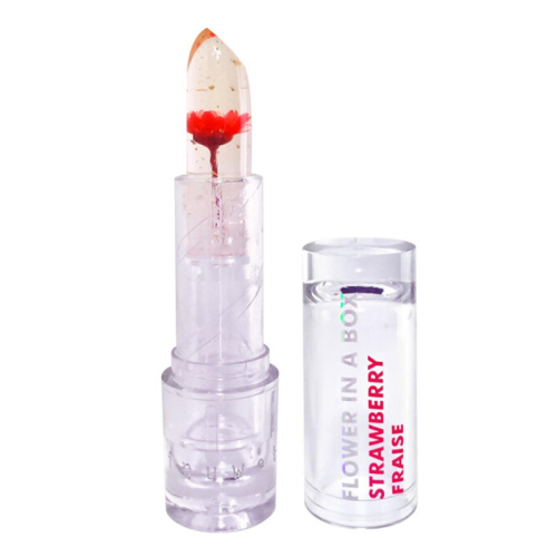 Inuwet Çiçek Detaylı Dudak Nemlendiricisi-Çilek Kokulu 3 gr