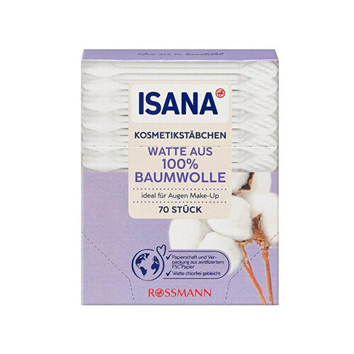 Isana Kozmetik Temizleme Çubuğu 200 Adet