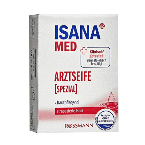 Isana Med Çok Hassas Ciltler için Katı Sabun 100 g