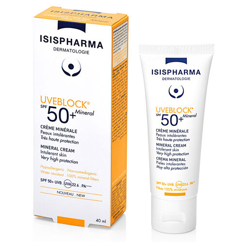 Isis Pharma Uveblock SPF 50+ Mineral Krem 40 ml