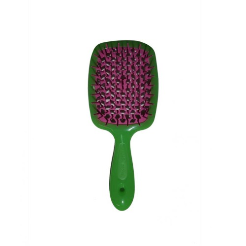 Janeke Superbrush Saç Fırçası Yeşil-Pembe