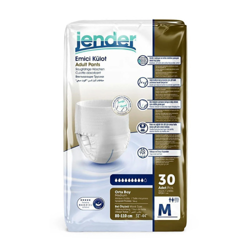 Jender Emici Külot Hasta Bezi 30 Adet - Medium